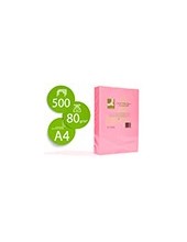 PAPEL COLOR Q-CONNECT DIN A4 80GR ROSA NEON PAQUETE DE 500 HOJAS 2