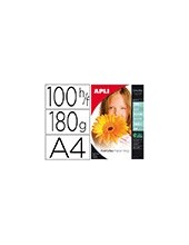 PAPEL FOTOGRAFICO APLI GLOSSY DIN A4 PACK 100 H.180 GRS 2