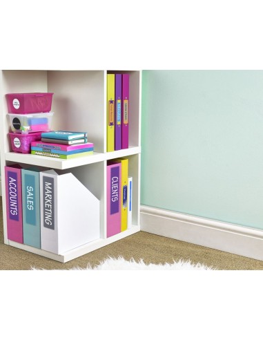 ETIQUETA ADH. AVERY L4761-25 61X192MM BL. P/LOMO ARCHIVADOR 100UD.