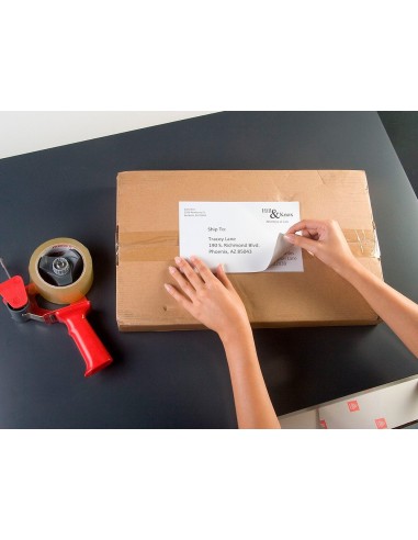 ETIQUETA ADH. AVERY PERMANENTE LASER BL.63,5X38,1MM CAJA 525 UD.