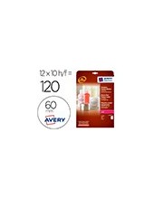 ETIQUETA ADH. AVERY BRILLANTE INVISIBLE RED.LASER 60MM CAJA 120 2