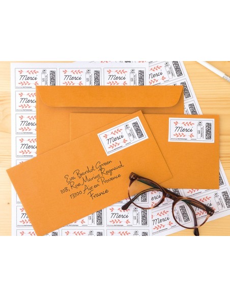 ETIQUETA ADH. Q-CON. 66X33,9MM 100H.