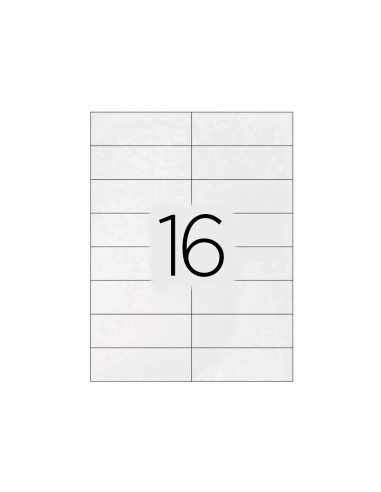 ETIQUETA ADH. Q-CON. 105X37MM 100H.