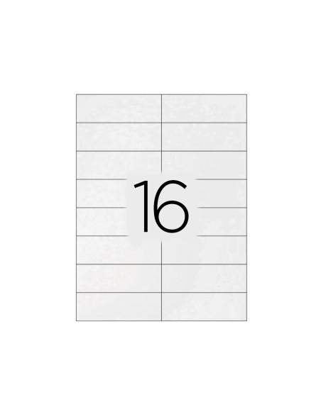 ETIQUETA ADH. Q-CON. 105X37MM 100H.