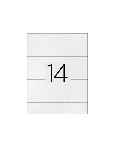 ETIQUETA ADH. Q-CON. 105X42MM 100H.