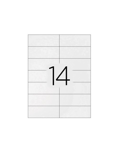 ETIQUETA ADH. Q-CON. 105X42MM 100H.