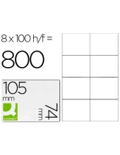 ETIQUETA ADH. Q-CON. 105X74MM 100H.