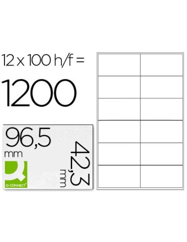 ETIQUETA ADH. Q-CON. 96,5X42,3MM 100H.