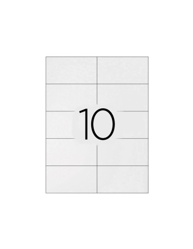 ETIQUETA ADH. Q-CON. 105X57MM 100H.