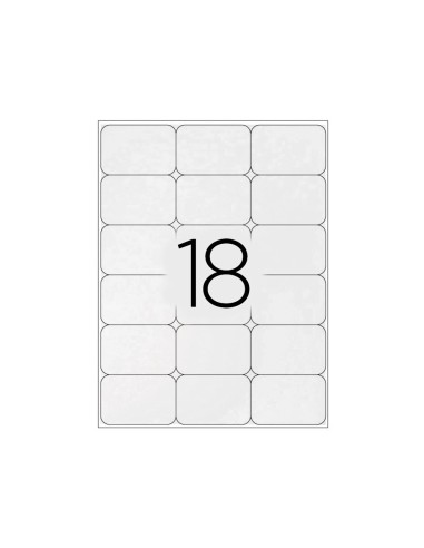 ETIQUETA ADH. Q-CON. 66X45,6MM 100H.