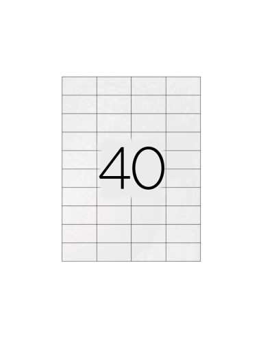 ETIQUETA ADH. Q-CON. 52,5X29,7MM 100H.