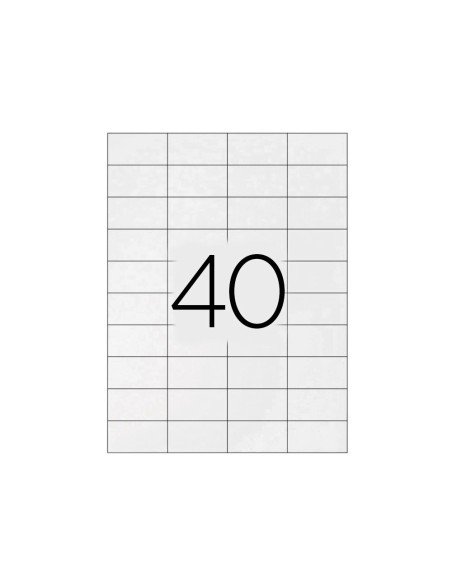 ETIQUETA ADH. Q-CON. 52,5X29,7MM 100H.