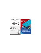 ETIQUETA ADH. APLI 1223 48,5X25,4MM TPTE 20H. 2