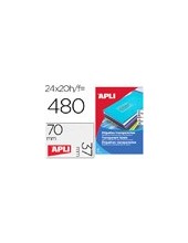 ETIQUETA ADH. APLI 1224 70X37MM TPTE. 20H. 2