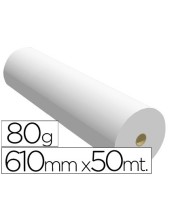 PAPEL REPROGRAFIA PARA PLOTTER PLUS BOBINA 610X50 M. 80 GRS. PARAIMPR