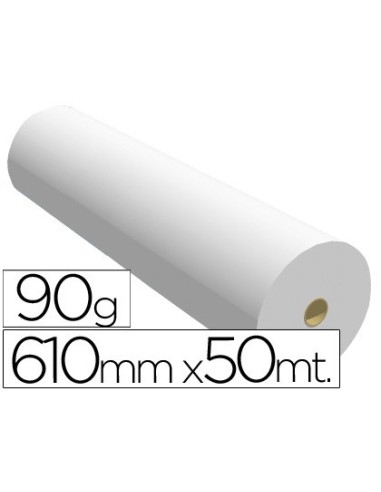 PAPEL REPROGRAFIA PARA PLOTTER PLUS BOBINA 610X50 M. 90 GRS. PARAIMPR