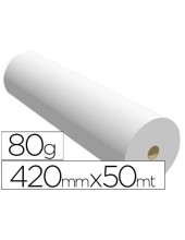 PAPEL PLOTTER 420MM X 50MT 80GR