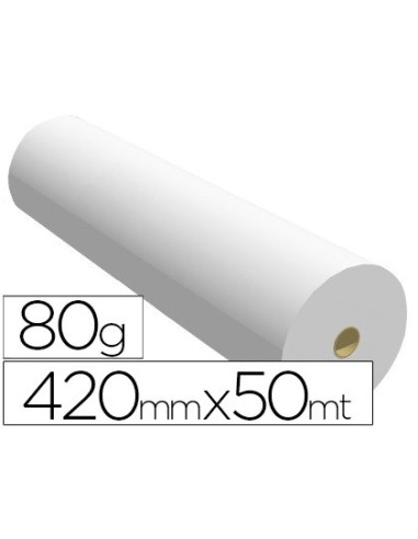 PAPEL PLOTTER 420MM X 50MT 80GR