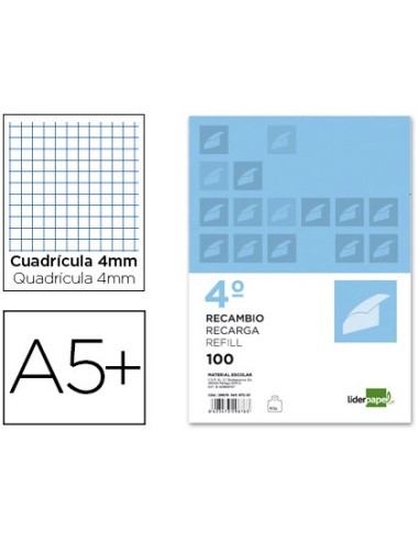 REC.4º APAISADO 100 H 2TCA-01 CUADRO 4 MM 2 TAL.C/MARGEN