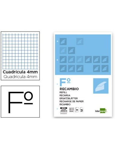 REC.FL.80 H 4TF-01-8 CUADRO 4 MM 4 TAL.C/MARGEN