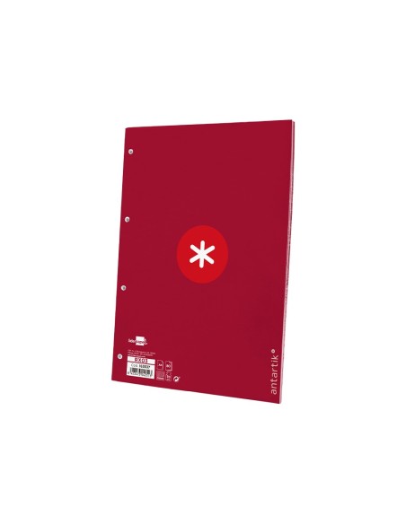 RECAMBIO  A4 ANTARTIK 80H. 90G/M2 5MM4 TAL.1B. MARCO FRAMBUESA