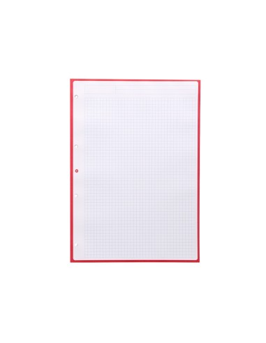 RECAMBIO  A4 ANTARTIK 80H. 90G/M2 5MM4 TAL.1B. MARCO FRAMBUESA