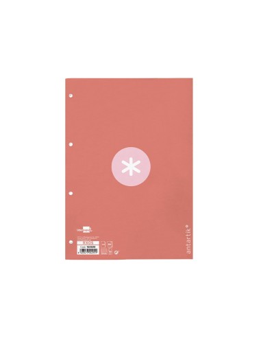 RECAMBIO  A4 ANTARTIK 80H. 90G/M2 5MM4 TAL.1B. MARCO ROSA