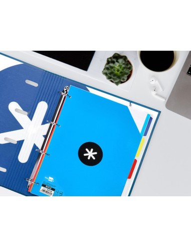 RECAMBIO  A4 100H. 100G/M2 RAYADO HOR.4 TAL.B.DE 5 ANTARTIK