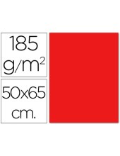 CARTULINA GUARRO ROJA 50X65 CM 185 GR