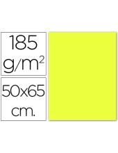 CARTULINA GUARRO AMARILLO LIMON 50X65 CM 185 GR