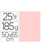 CARTULINA GUARRO ROSA 50X65 CM 185 GR