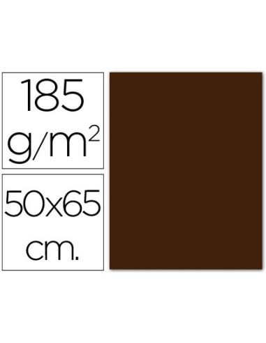 CARTULINA GUARRO MARRON/CHOCOL-50X65 CM 185 GR