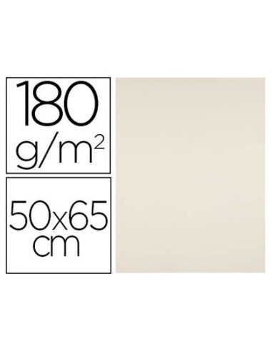 CARTULINA 50X65 CM CREMA 180 GR UD.