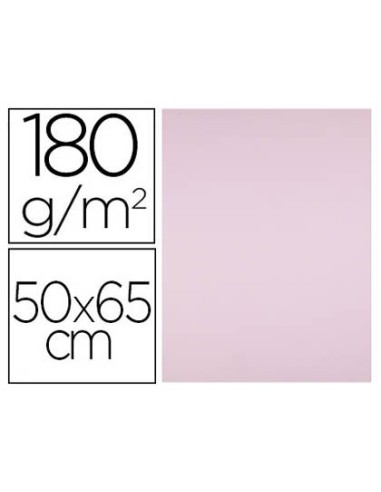 CARTULINA 50X65 CM ROSA 180 GR UD.