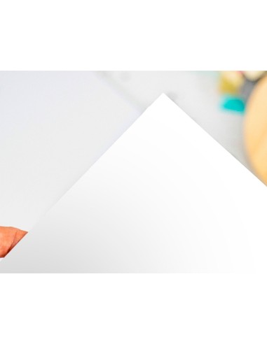CARTULINA 50X65 CM BLANCA 180 GR UD.