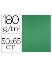 CARTULINA LIDERPAPEL 50X65 CM VERDE NAVIDAD 180 GR UNIDAD CX48