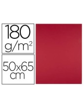 CARTULINA 50X65 CM ROJO NAVIDAD 180 GR UD.