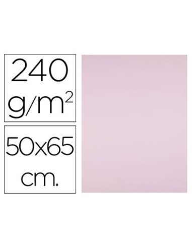 CARTULINA 50X65 CM ROSA 240 GR UD.