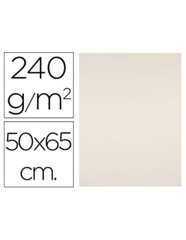 CARTULINA 50X65 CM CREMA 240 GR UD.