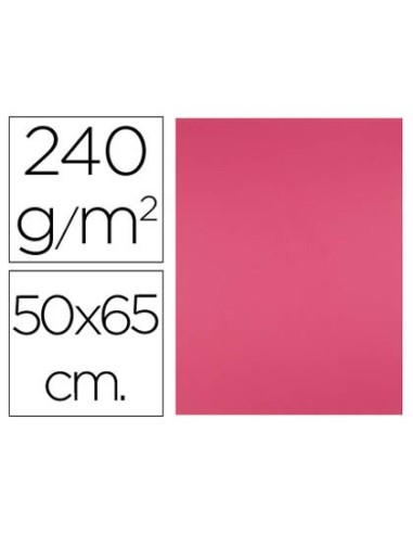 CARTULINA 50X65 CM FUCSIA 240 GR UD.