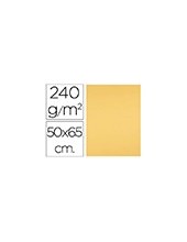 CARTULINA LIDERPAPEL 50X65 CM ORO 240 GR UNIDAD CX18 2