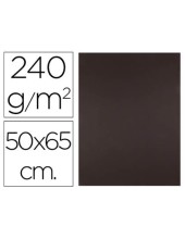 CARTULINA LIDERPAPEL 50X65 CM MARRON 240 GR UNIDAD CX46