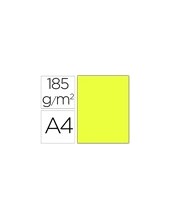 CARTULINA GUARRO DIN A4 AMARILLO LIMON 185 GR PAQUETE 50 H 200040154 2