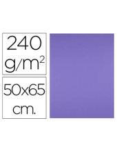 CARTULINA LIDERPAPEL 50X65 CM 240 G/M2 VIOLETA CX52