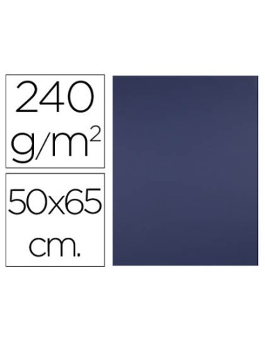 CARTULINA LIDERPAPEL 50X65 CM 240 G/M2 AZUL ZAFIRO CX53