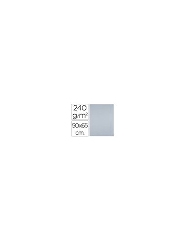 CARTULINA LIDERPAPEL 50X65 CM 240G/M2 GRIS PAQUETE 25 UNIDADES CARTULINA LIDERPAPEL 50X65 CM 240G/M2 GRIS PAQUETE 25 UNIDADES