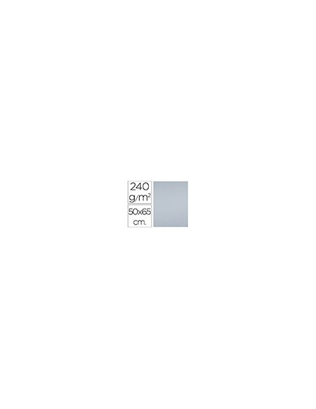 CARTULINA LIDERPAPEL 50X65 CM 240G/M2 GRIS PAQUETE 25 UNIDADES CARTULINA LIDERPAPEL 50X65 CM 240G/M2 GRIS PAQUETE 25 UNIDADES