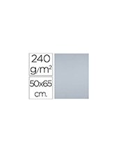 CARTULINA LIDERPAPEL 50X65 CM 180 GR GRIS UNIDAD 2
