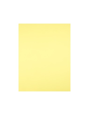 CARTULINA LIDERPAPEL 50X65 180 GR AMARILLO MEDIO PAQUETE 25