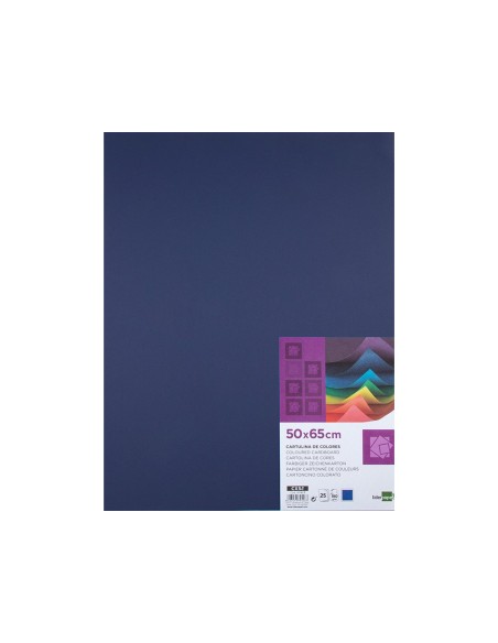 CARTULINA LIDERPAPEL 50X65 CM 180G/M2 AZUL ZAFIRO PAQUETE DE 25 CARTULINA LIDERPAPEL 50X65 CM 180G/M2 AZUL ZAFIRO PAQUETE DE 25